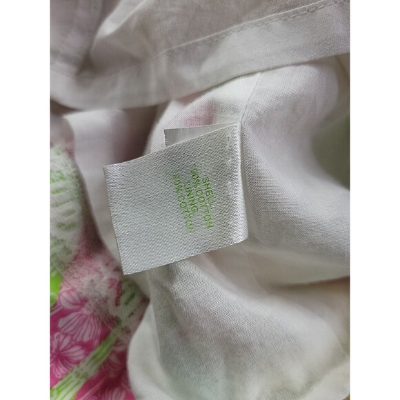 Lilly Pulitzer Franco Multi Wing Ding Strapless Tie Back Dress Size 6 Palm Beach - Picture 6 of 11